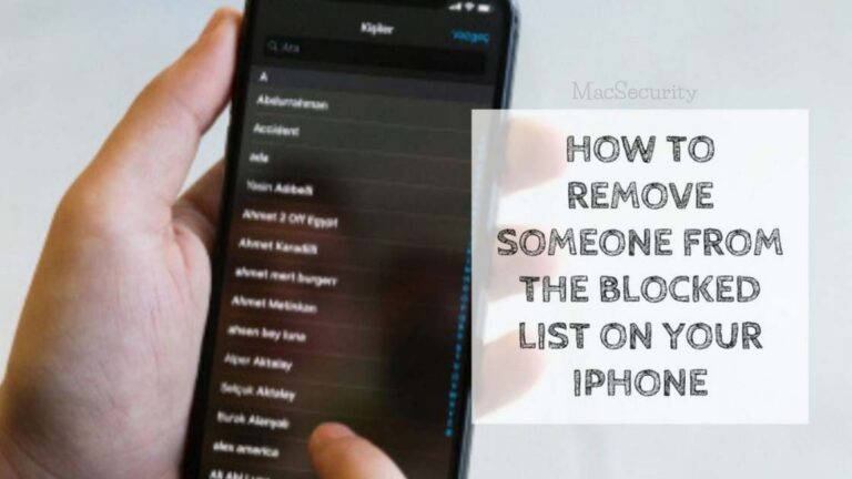 How To Remove Someone From The Blocked List On Your iPhone?
